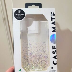 Case Mate clear with sparkles iPhone 13 pro max phone case